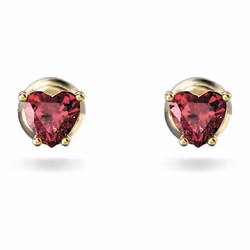 Swarovski 5639133 boucle d'oreille Clous d'oreilles Métal Or, Rouge