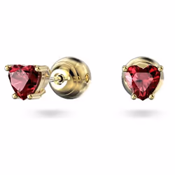 Swarovski 5639133 boucle d'oreille Clous d'oreilles Métal Or, Rouge