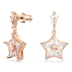 Swarovski 5645466 boucle d'oreille Clous d'oreilles Métal Or, Blanc