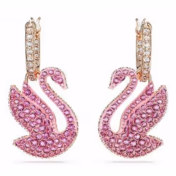 Swarovski 5647544 boucle d'oreille Boucles d'oreilles à clipser Métal Or, Rose