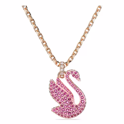 Swarovski Swan, Collier à chaîne, Oiseaux, Femelle, Métal