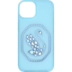 Swarovski Étui pour Smartphone Cygne iPhone 14 Bleu