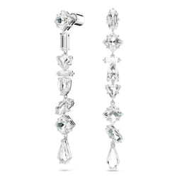 Swarovski 5661687 boucle d'oreille Clous d'oreilles Métal Argent, Blanc