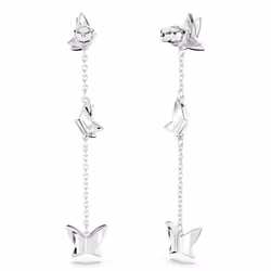 Swarovski 5662182 boucle d'oreille Clous d'oreilles Métal Bleu, Argent - Vue supplémentaire 5