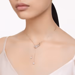 Swarovski Idyllia Y Collier à chaîne Femelle Métal - Vue supplémentaire 5