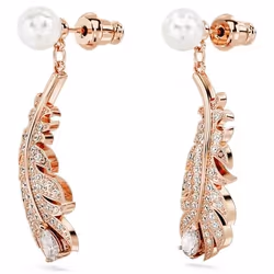 Swarovski 5663487 boucle d'oreille Clous d'oreilles Métal Or, Blanc