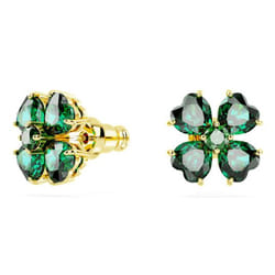 Swarovski 5666236 boucle d'oreille Clous d'oreilles Métal Or, Vert