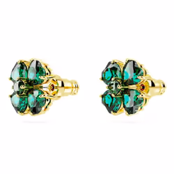 Swarovski 5666236 boucle d'oreille Clous d'oreilles Métal Or, Vert