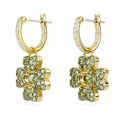 Swarovski 5670664 boucle d'oreille Boucles d'oreilles à clipser Métal Or, Vert