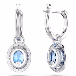 Swarovski 5671817 boucle d'oreille Boucles d'oreilles à clipser Métal Bleu, Argent - Vue supplémentaire 4