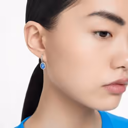 Swarovski 5671817 boucle d'oreille Boucles d'oreilles à clipser Métal Bleu, Argent - Vue supplémentaire 5