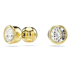 Swarovski 5681552 boucle d'oreille Clous d'oreilles Métal Or, Blanc