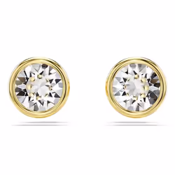 Swarovski 5681552 boucle d'oreille Clous d'oreilles Métal Or, Blanc