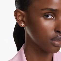 Swarovski 5681552 boucle d'oreille Clous d'oreilles Métal Or, Blanc - Vue supplémentaire 5