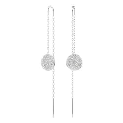 Swarovski 5683448 boucle d'oreille Boucles d’oreilles pendantes Métal Argent, Blanc
