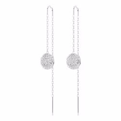 Swarovski 5683448 boucle d'oreille Boucles d’oreilles pendantes Métal Argent, Blanc