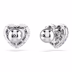 Swarovski 5683576 boucle d'oreille Clous d'oreilles Métal Bleu, Argent