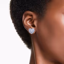 Swarovski 5683576 boucle d'oreille Clous d'oreilles Métal Bleu, Argent - Vue supplémentaire 4