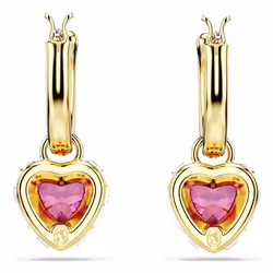 Swarovski 5684760 boucle d'oreille Boucles d'oreilles à clipser Métal Or, Rouge - Vue supplémentaire 4
