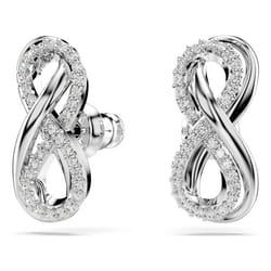 Swarovski 5687269 boucle d'oreille Clous d'oreilles Métal Argent, Blanc