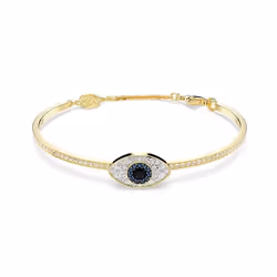 Bracelet-jonc - SWAROVSKI - Symbolica L - Plaqué or - Cristaux incolores - Jaune