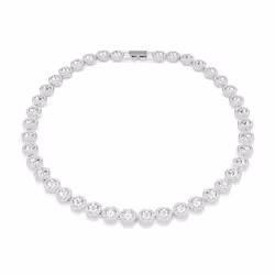Collier - SWAROVSKI - Angelic - Métal rhodié - Cristaux incolores - Longueur 38 cm
