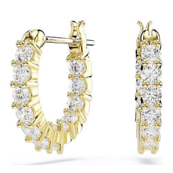Boucles doreilles femme - Swarovski - Créoles Swarovski Matrix Vittore