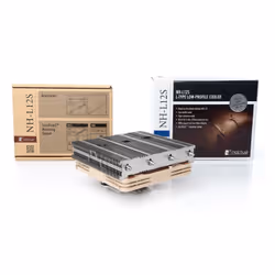 Noctua NH-L12S système de refroidissement d’ordinateur Processeur Refroidisseur 12 cm Beige, Nickel