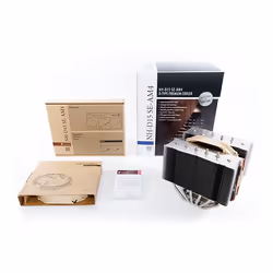 Noctua NH-D15 SE-AM4 système de refroidissement d'ordinateur Processeur Refroidisseur Beige, Marron, Acier inoxydable - Vue supplémentaire 4
