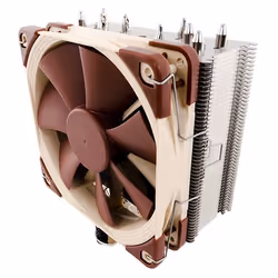 Noctua NH-U12S SE-AM4 système de refroidissement d'ordinateur Processeur Refroidisseur Beige, Marron, Acier inoxydable - Vue supplémentaire 4