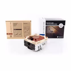 Noctua NH-L9X65 SE-AM4 système de refroidissement d’ordinateur Processeur Refroidisseur Beige, Marron, Acier inoxydable