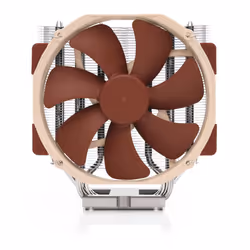 Noctua NH-U14S DX-4189 système de refroidissement d’ordinateur Processeur Refroidisseur d'air 14 cm Aluminium, Marron, Blanc