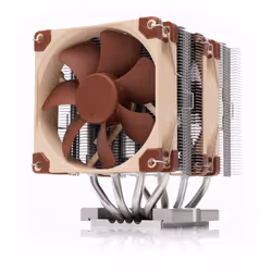 Noctua NH-D9 DX-4677 4U, Refroidisseur d'air, 9,2 cm, 400 tr/min, 2500 tr/min, Aluminium, Beige, Marron