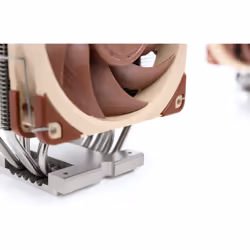 Noctua NH-U12S DX-4677 système de refroidissement d'ordinateur Processeur Refroidisseur d'air 12 cm Marron, Châtain clair, Argent - Vue supplémentaire 4