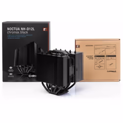 Noctua NH-D12L Processeur Refroidisseur d'air 12 cm Aluminium, Noir 1 pièce(s) - Vue supplémentaire 4