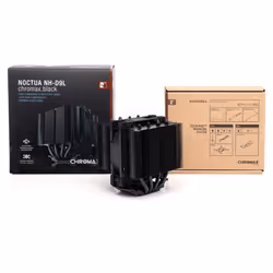 Noctua NH-D9L CHROMAX.BLACK système de refroidissement d'ordinateur Processeur Dissipateur thermique/Radiateur 9,2 cm Noir 1 pièce(s) - Vue supplémentaire 4