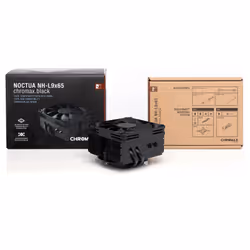 Noctua NH-L9X65 CHROMAX.BLACK système de refroidissement d'ordinateur Processeur Dissipateur thermique/Radiateur 9,5 cm Noir 1 pièce(s) - Vue supplémentaire 4