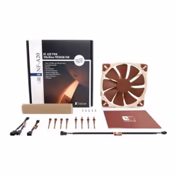 Noctua NOC-NF-A20-PWM Boitier PC Ventilateur 20 cm Beige, Marron 1 pièce(s) - Vue supplémentaire 4