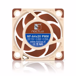 Noctua NF-A4x20 PWM Boitier PC Ventilateur 4 cm Beige, Marron