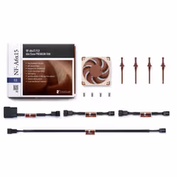 Noctua NF-A6X15 FLX système de refroidissement d'ordinateur Boitier PC Ventilateur 6 cm Marron 1 pièce(s) - Vue supplémentaire 6