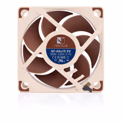 Noctua NF-A6X15 5V système de refroidissement d’ordinateur Boitier PC Ventilateur 6 cm Marron 1 pièce(s) - Vue supplémentaire 4