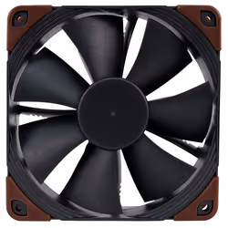 Noctua NF-F12 industrialPPC Boitier PC Ventilateur 12 cm Noir, Marron
