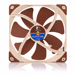 Noctua NF-A14 Boitier PC Ventilateur 14 cm Beige, Marron