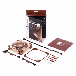 Noctua NF A12x25 ULN Boitier PC Ventilateur 12 cm Beige, Rouge - Vue supplémentaire 5