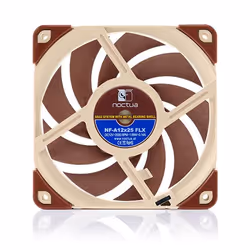 Noctua NF A12x25 FLX Boitier PC Ventilateur 12 cm Beige, Rouge - Vue supplémentaire 4