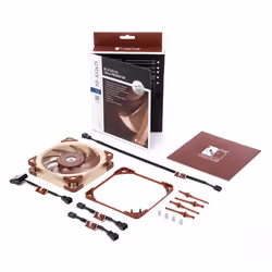 Noctua NF A12x25 FLX Boitier PC Ventilateur 12 cm Beige, Rouge - Vue supplémentaire 5
