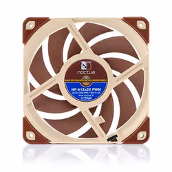 Noctua NF A12x25 PWM Boitier PC Ventilateur 12 cm Beige, Rouge - Vue supplémentaire 4