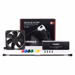 Noctua NF-A9 PWM CH.BK.S système de refroidissement d’ordinateur Boitier PC Ventilateur 9,2 cm Noir