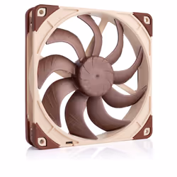 Noctua NF-A14X25 G2 LS-PWM, Refroidisseur d'air, 14 cm, 800 tr/min, 11,4 dB, 81,6 m³/h, Beige, Marron