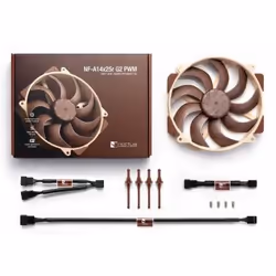 Noctua NF-A14X25R G2 PWM système de refroidissement d'ordinateur Boitier PC Ventilateur 14 cm - Vue supplémentaire 4